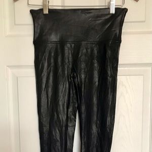Spanx faux leather leggings